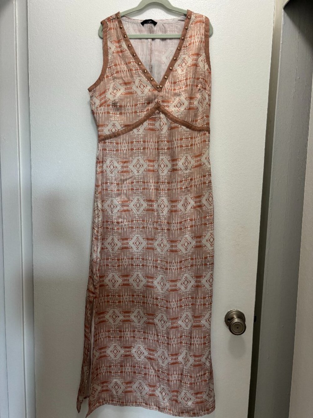 Frye Geometric Print Maxi Dress
